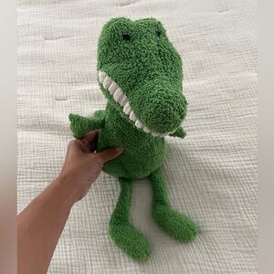 Jellycat Toothy Croc Retired Rare Stuffed Animal Toy Plush